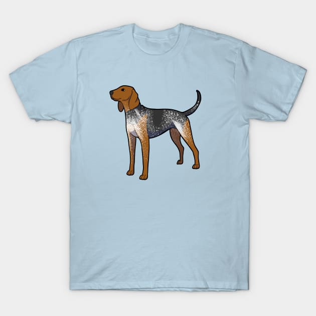 American English Coonhound T-Shirt by Adastumae